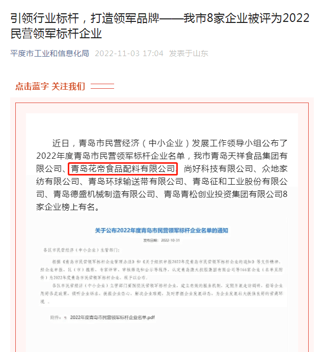2022民营领军标杆企业