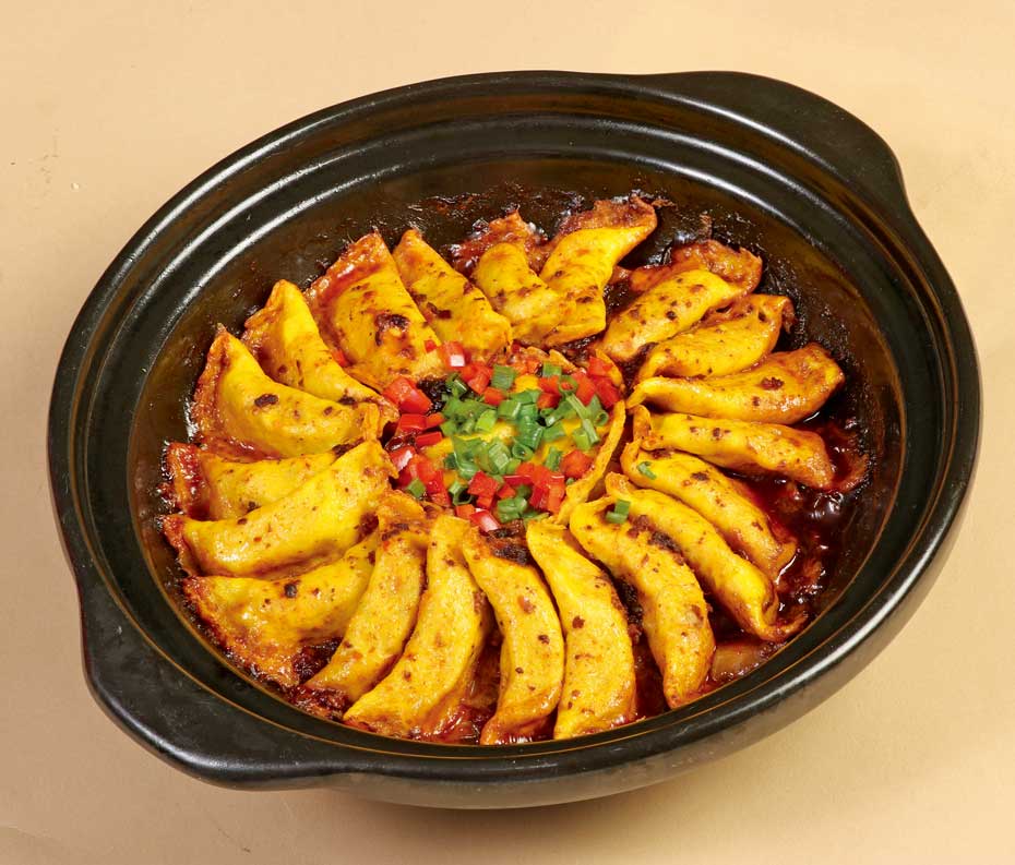 干锅酱香自制蛋饺