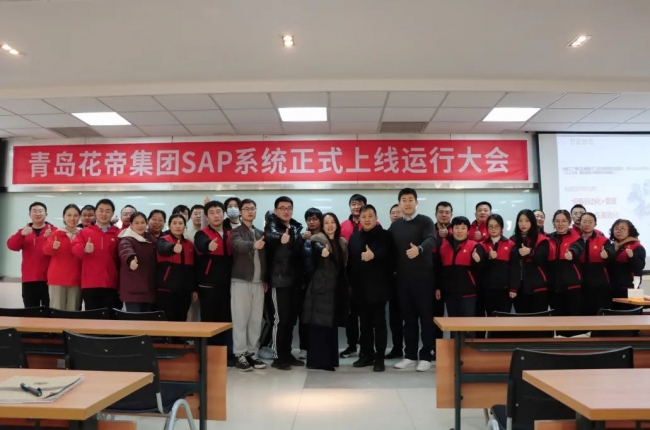 花帝公司SAP系统正式上线运行