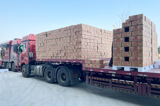 开启新征程  江苏大厨四宝生产基地首车产品顺利发货